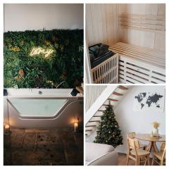 Duplex Lomy vue sur le port avec Sauna-balneo-5mn plage