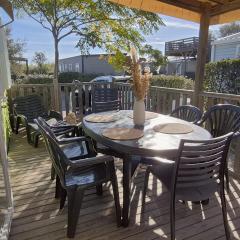 L'Oasis Mobil Home à 100m de la Plage Camping 5 étoiles