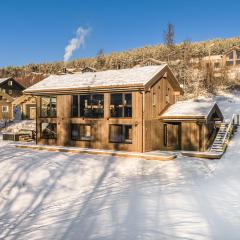 New luxury cabin in Geilo with hot tub, mountain views & ski access