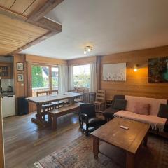 Spacious 2 bedroom apt with terrace Chamonix center