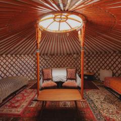 Glamping yurt at Sequoia Highland Camp