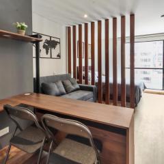 Apartaestudio Moderno en Edificio TEIK, Centro Internacional Bogotá, WiFi y Ubicación Premium