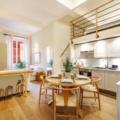 Elegant flat with AC, heart of old Nice, Walking to the Beach!