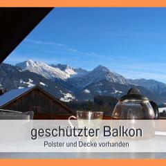 Biohof Burger, 3 sonnige Fewo, alle mit Balkon, Spielzimmer, Grillhütte, 7 km vor Oberstdorf