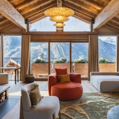Chalet d'exception aux 3 Vallées, 14 pers, jacuzzi, sauna - FR-1-452-399