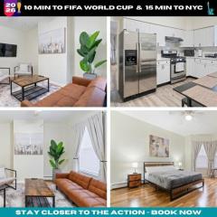 Spacious 2BR - 15m to Times Square - FREE Parking