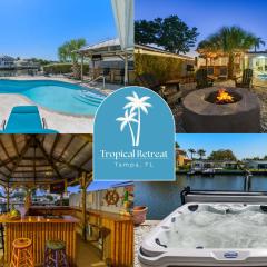 Sleeps 10 Tiki Bar Private Pool Hot Tub Fire Pit