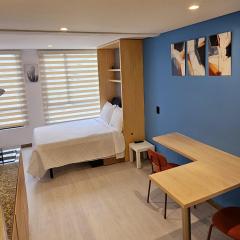 Acogedor apartaestudio central en Chapinero