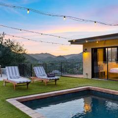 Designer Malibu Retreat w Private Pool Dual Firepits and A Panoramic Views