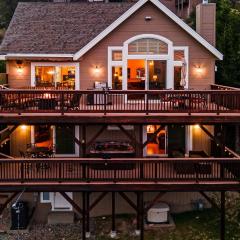 Hot Tub Fire Pit Game Room Amazing Deck Views Sky Canyon Lodge by AvantStay