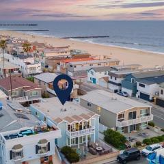 Topside Newport Rooftop Balcony Ocean Views Walk to Pier Marina Village