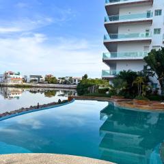 Marina Mazatlán Getaway, Terraza & Comodidad