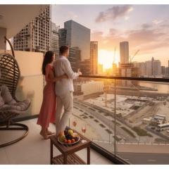 KeyRock Living - Zada 1BR with Pool & Gym Access