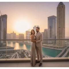 Keyrock Living - 1BR Retreat with Lake View & Pool