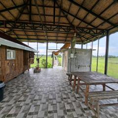 Bahay Kubo with AC and Farm View