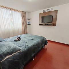 Apartaestudio céntrico y acogedor con cocina y WiFi Tunja