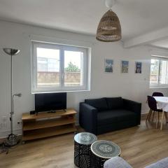 Escapade à 3 grande terrasse et parking privé