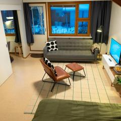 Two-story family apartment for 10 persons with private yard