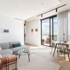 Nordic City Apt Q Bed Big Balcony City Views