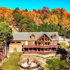 Heaven on a Hill Indoor Pool Mountain Views TheaterGame Room Outdoor Fireplace