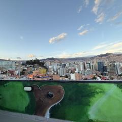 Cómodo Departamento con hermosa vista