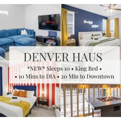 3BR King Bed Fire Pit Near DIA and Downtown