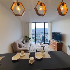 Hermoso, cálido y con vista espectacular departamento