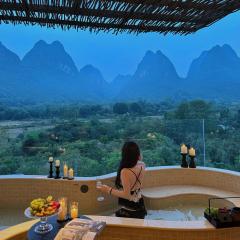 Xiwang Jinlai SOOOAN Hidden Luxury Resort Hotel -Yangshuo Yulong River,Near Bamboo Rafting,Guilin Eternal Emotions Scenic Area,Provide 300 square meters Pool,Private Hot Spring,Welcome Fruit,Afternoon Tea,Night Snack,L'Occit ane Toiletries