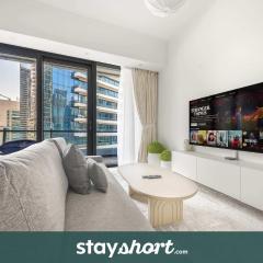 StayShort - Dubai Marina sleeps 4 with Water Views!