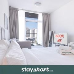 StayShort - Modern Studio Sleeps 3 in Jumeirah Village Circle