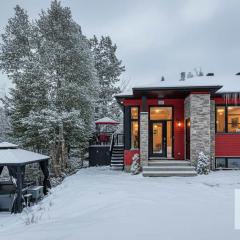 Mountain Spa & Pool table - Maison des Erables