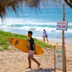 Apartamento na praia de tucuns, 3 quartos
