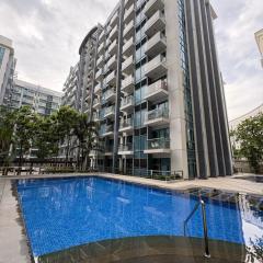 Warm & Minimalist 1BR at Two Palm, Newport, T3