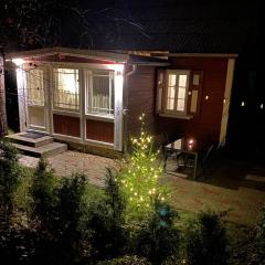 Cozy house with fireplace