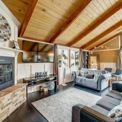 2 Mi to Lake Arrowhead! Mtn-View Hideaway with Deck