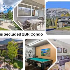 Modern 2BR Canmore - Balcony, Garden & BBQ