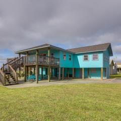 Steps to Sea! Crystal Beach Home with Furnished Deck