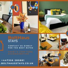 Equinox House - Modern 2 Bedroom 6 Guest Townhouse - Jewellery Quarter Birmingham City Centre