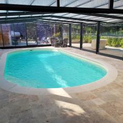 Villa climatisée avec piscine privée et Wi-Fi à Carlux - FR-1-616-525