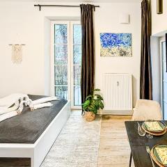 Luna Apartment Passau - Balkon - Küche - Self Checkin - Parkplatz