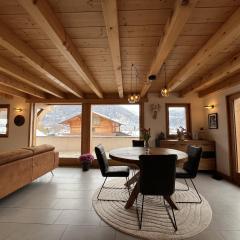 Chalet Saint-Pierre jacuzzi vue montagne neuf