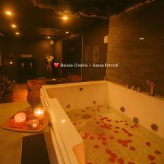 Love Room balnéo double & sauna Privés - Nuit d'exception