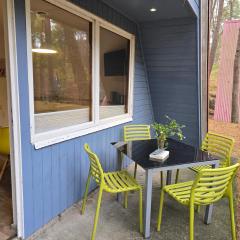 Glücklich am Strand - Ruhe im Kiefernwald mit Terrasse & Hund willkommen