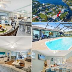 Cozy Oasis Screened Pool Picturesque Water Canal Views!