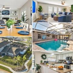 Luxury Home, Heated Saltwater Pool, 5-Min to the Beach!