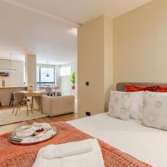 Modern Studio Open Plan Elegance by HostWise