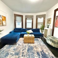 spacious apartment with NYC views