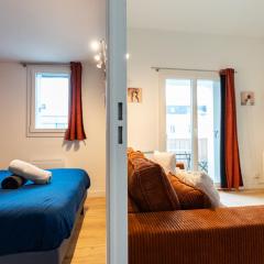 Duplex pour famille 4 Personnes, Plage 100m, TV 4K