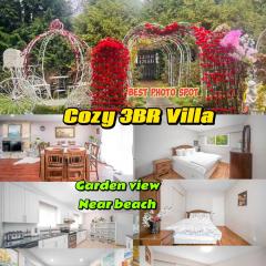 Dreamy Garden Arch Spot Cozy 3Bedroom Villa near the Beach