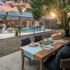 New Pool Home Family Escape - 8 Min Beach